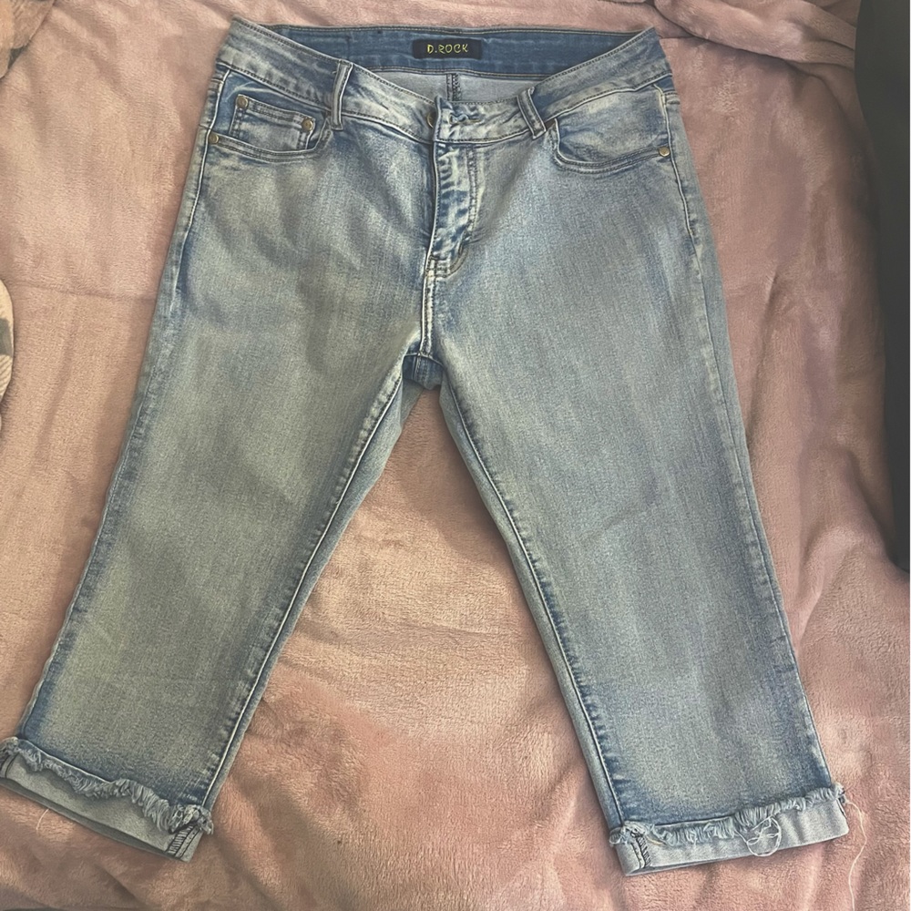 D.Rock denim capris sz 17 jr’s